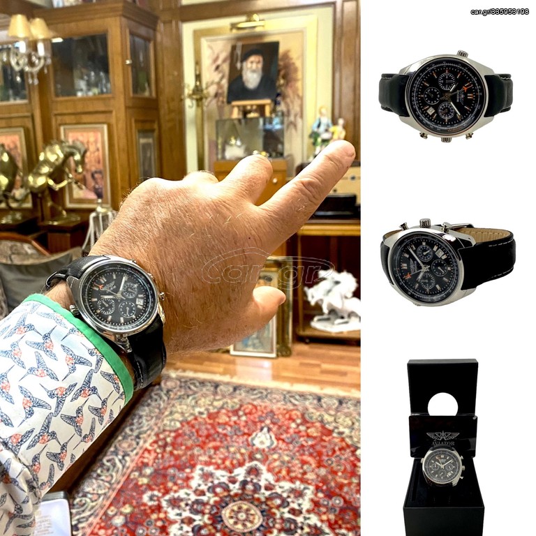 Aviator SEIKO chronograph 