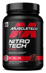 MuscleTech NitroTech Whey Protein Ripped (1800kg) Chocolate Fudge Brownie