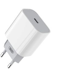 XO Φορτιστής 1 Θυρα Type C γρηγορης φορτισης 20watt, χωρίς Καλώδιο Λευκός (XO-L77)