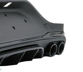 Σποιλερ Πίσω Προφυλακτηρα Mercedes GLC Coupe Facelift C253 (2020-up) GLC43 Design Night Package Black Muffler Tips -thumb-5