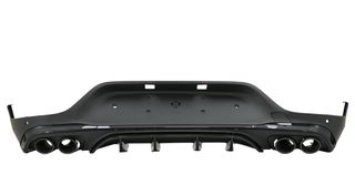 Σποιλερ Πίσω Προφυλακτηρα Mercedes GLC Coupe Facelift C253 (2020-up) GLC43 Design Night Package Black Muffler Tips -thumb-4