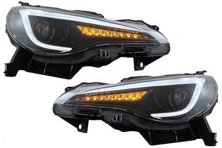Φανάρια Εμπρός FULL LED Toyota 86 (2012-2019) Subaru BRZ (2012-2018) Scion FR-S (2013-2016) with Sequential Dynamic Turning Lights-thumb-6