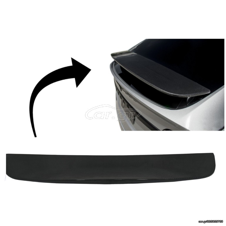 ΑΕΡΟΤΟΜΗ Add-on Spoiler Cap Wing Tesla Model X (2015-up) Real Carbon