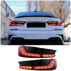 Φανάρια πίσω Full LED  BMW 3 Series G20 G28 M3 G80 Sedan (2018-2022) Red Smoke with Dynamic Sequential Turning Light