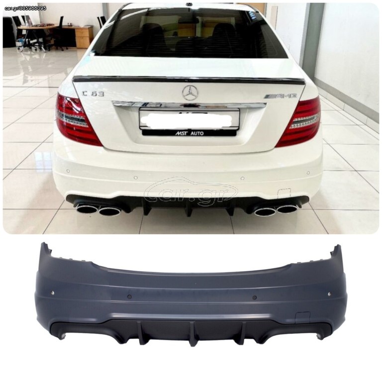 ΠΡΟΦΥΛΑΚΤΗΡΑΣ ΠΙΣΩ MERCEDES W204 2007-2014 C63 AMG Facelift (Design)