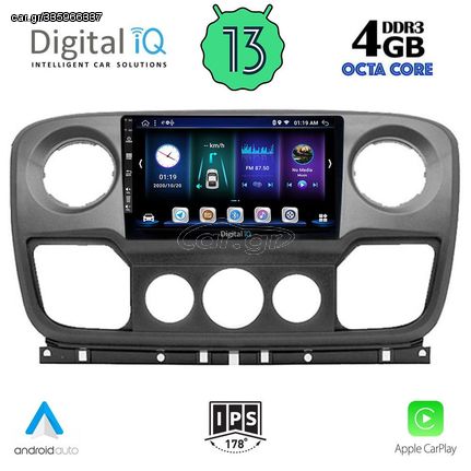 DIGITAL IQ BXD 6463_CPA (10inc) MULTIMEDIA TABLET for NISSAN NV400 - OPEL MOVANO - RENAULT MASTER mod. 2010-2020 | Pancarshop