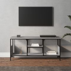 Έπιπλο Τηλεόρασης Sonoma Γκρι 100x35x45 εκ. Επεξ. Ξύλο/Σίδερο 831801