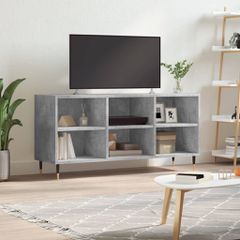 Έπιπλο Τηλεόρασης Γκρι Σκυροδέματος 103,5x30x50 εκ. Επεξ. Ξύλο 826984