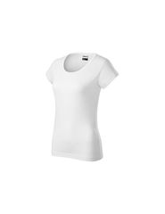 Rimeck Γυναικείο Διαφημιστικό T-shirt Κοντομάνικο σε Λευκό Χρώμα MLI-R0200
