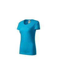 Malfini Γυναικείο Διαφημιστικό T-shirt Κοντομάνικο σε Τιρκουάζ Χρώμα MLI-17444
