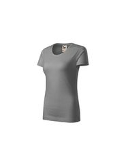 Malfini Γυναικείο Διαφημιστικό T-shirt Κοντομάνικο σε Γκρι Χρώμα MLI-17425