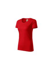 Malfini Γυναικείο Διαφημιστικό T-shirt Κοντομάνικο σε Κόκκινο Χρώμα MLI-17407