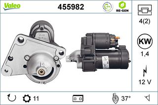 Μίζα  DS DS 3; CITROEN BERLINGO, BERLINGO MULTISPACE, BERLINGO/MINIVAN, C1, C2, C2 ENTERPRISE, C3 I, C3 II, C3 PICASSO, C3 PLURIEL, C4, C4 CACTUS 1.4D-2.2D 09.01-