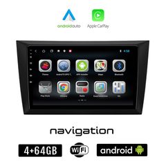 VOLKSWAGEN GOLF 6 (2008 - 2013) Android οθόνη αυτοκίνητου 4GB + 64GB με GPS WI-FI (VW ηχοσύστημα αφής 9" ιντσών OEM Android Auto Apple Carplay Youtube Playstore MP3 USB Radio Bluetooth Mirrorlink