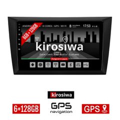 KIROSIWA 6+128GB VOLKSWAGEN GOLF 6 (2008 - 2013) Android οθόνη αυτοκίνητου 6GB με GPS WI-FI (VW ηχοσύστημα αφής 9" ιντσών Youtube Playstore MP3 USB Radio Bluetooth Mirrorlink DSP Apple Carplay Android