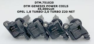 coils DTM  751020A /OPEL VECTRA /2,0 175PS eng.Z 20 NET /, GENESIS COILS. ΠΟΛΛΑΠΛΑΣΙΑΣΤΕΣ 45,000 volt ΤΙΜΗ 1 ΤΜΧ