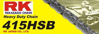 Κωδ.273418 RK αλυσίδα κίνησης 415HSB-116-CL 415 H Chain x 116 άβαφο τηλ.215-215-8211