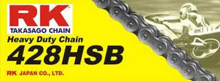 Κωδ.273443 RK αλυσίδα κίνησης 428HSB-144-CL άβαφο 428 H Chain x 144 Τεμάχιο τηλ.215-215-8211
