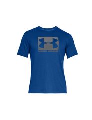 Under Armour Boxed Sportstyle Αθλητικό Ανδρικό T-shirt Μπλε με Λογότυπο 1329581-400