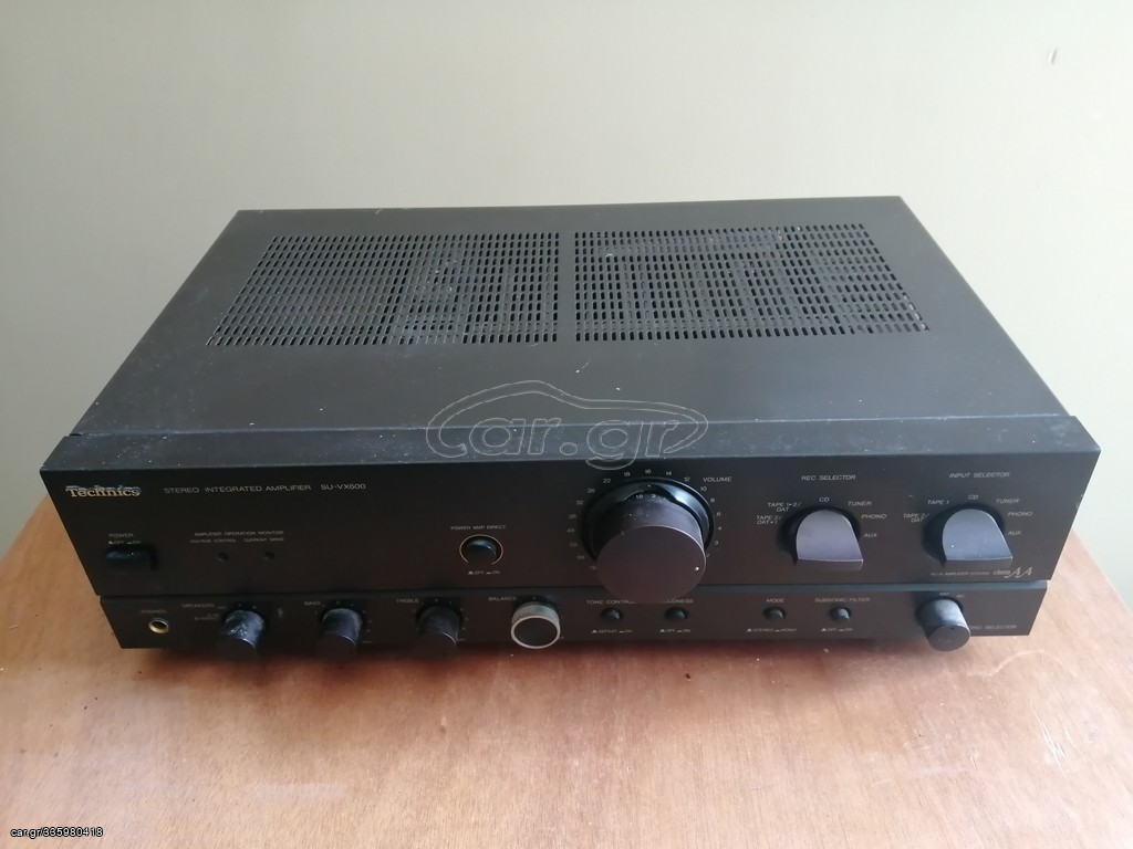 Car Gr Technics Stereo Integrated Amplifier Su Vx