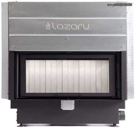 Lazaru Flat Premium 110/51 Ενεργειακό Τζάκι Αερόθερμο 14.7kW Ίσιο Ανοιγόμενη Πόρτα Kit Βεντιλατέρ