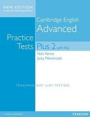 CAMBRIDGE ADVANCED PRACTICE TESTS PLUS 2 W/A N/E - (PEARSON)