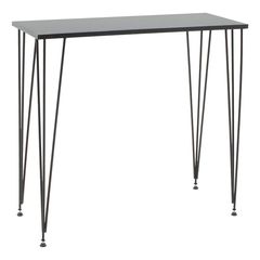 197-000147 Κονσόλα Bruce pakoworld μαύρο 90x35x85εκ PARTICLE BOARD - METAL LEGS BLACK, 1 Τεμάχιο