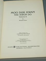 MOO DUK KWAN Tae Kwon Do Volume 2-thumb-1