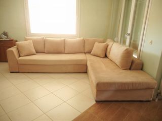 Γωνιακό τετραθέσιο σαλόνι/καναπές, Πολύ καλή κατασκευή, καλοδιατηρημένο/ SUPER ΕΥΚΑΙΡΙΑ!!!