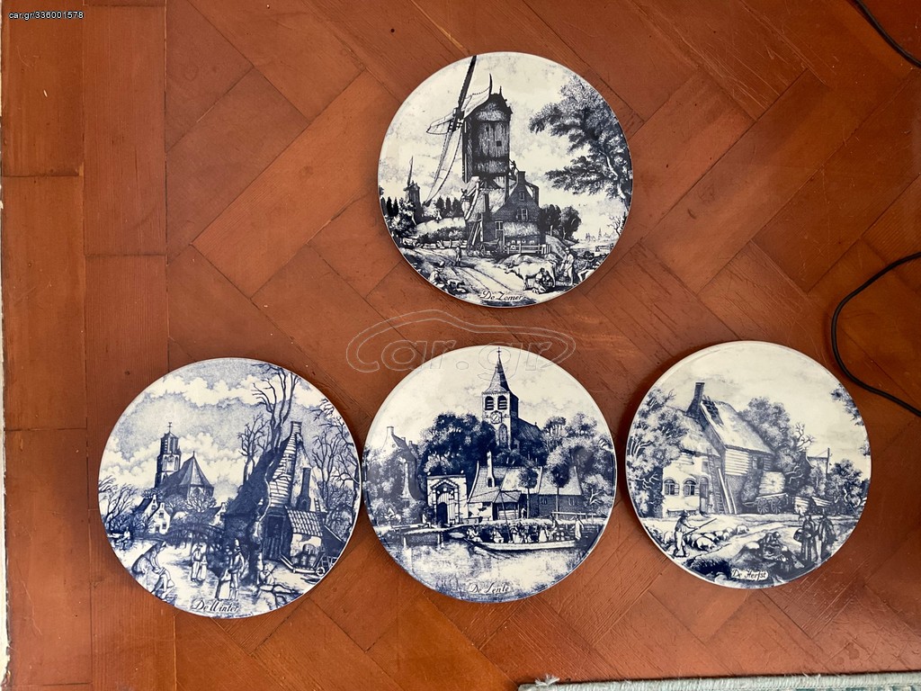 4 Πιατα  διακοσμητικα Delft’s 
