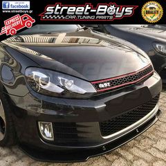 EXTENSION LIP SPOILER ΕΜΠΡΟΣ ΠΡΟΦΥΛΑΚΤΗΡΑ VW GOLF 6 GTI GTD | Street Boys - Car Tuning Shop |-thumb-1