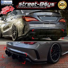 SPOILER ΔΙΑΧΥΤΗΣ ΠΙΣΩ ΠΡΟΦΥΛΑΚΤΗΡΑ MERCEDES BENZ CLA W117 AMG (2013-2019) | Street Boys - Car Tuning Shop |-thumb-2