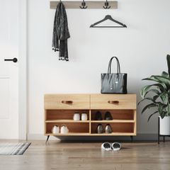 Παπουτσοθήκη Sonoma Δρυς 102x35x55 εκ. από Επεξεργασμένο Ξύλο 829711