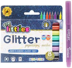 Μαρκαδοροι Glitter Ζωγραφικης The Littlies 8Τμχ - 000646529