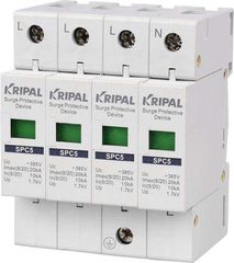ΑΝΤΙΚΕΡΑΥΝΙΚΟ 3Ρ+Ν 20ΚΑ (In 10KA)  SPD5-10/4
