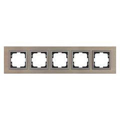 ΠΛΑΙΣΙΟ ΠΕΝΤΑΠΛΟ STYLE ALUMINIUM  ΜΠΡΟΝΖΕ