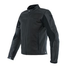 ΜΠΟΥΦΑΝ ΔΕΡΜΑΤΙΝΟ ΔΙΑΤΡΗΤΟ RAZON 2 LEATHER JACKET BLACK 1533886| DAINESE