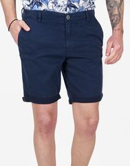 Jack & Jones Ανδρική Βαμβακερή Βερμούδα "FRED" Σκούρο Μπλε Regular Fit (12188326) (97% Βαμβάκι, 3% Ελαστάνη)