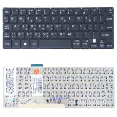 Πληκτρολόγιο Ελληνικό - Greek  Laptop Keyboard για Toshiba Satellite Click Mini L9W L9W-B L9W-B-102 TO182-UK-P V145046AK1 AETI7500010 GR No Frame Black ( Κωδ.40596GRNOFRAME )