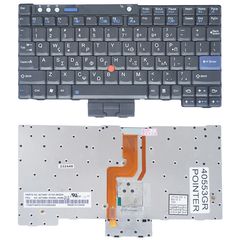 Πληκτρολόγιο Ελληνικό - Greek Laptop Keyboard για Lenovo Thinkpad X60 X60s X61 X61s 91P8319 91P8320 KS-93JP KS89-US KYX6A  MP-06780J0-442 ks90 6agz0t GR ( Κωδ.40553GRPOINTER )