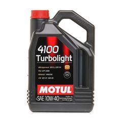 Motul 4100 Turbolight 10W40, Λάδι Κινητήρα 4L