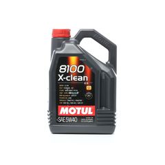 Motul 8100 X-CLEAN 5W40 C3 5lt. Λάδι κινητήρα