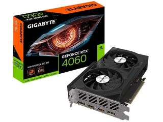 Gigabyte GeForce RTX 4060 8GB GDDR6 Windforce OC Κάρτα Γραφικών (GV-N4060WF2OC-8GD) - Πληρωμή και σε έως 9 δόσεις