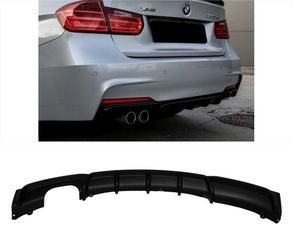 ΠΙΣΩ ΣΠΟΙΛΕΡ Rear Bumper Spoiler Valance Diffuser BMW 3 Series F30 F31 (2011-up) M-Performance Design Left Outlet