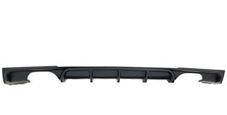 ΠΙΣΩ ΣΠΟΙΛΕΡ Rear Bumper Spoiler Valance Diffuser Double Outlet BMW 3 Series F30 F31 (2011-2019) Limo Touring M Design