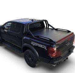 Μαύρο ματ Sport Design ανοξείδωτο Roll bar δύο σκελών Ford Ranger (P703) 2023+