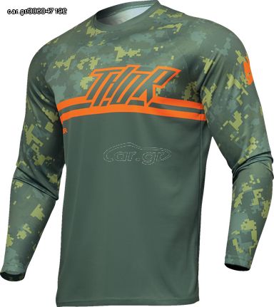 ΠΑΙΔΙΚΗ ΜΠΛΟΥΖΑ MX YOUTH SECTOR DIGI FOREST GREEN CAMO| THOR