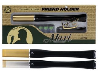 Πίπα τσιγάρου FRIEND HOLDER 8mm MAXI 380 3L (made in Japan) Ασημί 3803L