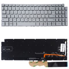 Πληκτρολόγιο - Laptop Keyboard για Dell Latitude 3510 Dell Vostro 15 3500 3501 0WNM6 00WNM6 US Backlight Silver ( Κωδ. 40667USSILVERBL )