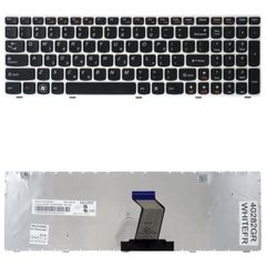 Πληκτρολόγιο Ελληνικό - Greek Laptop Keyboard για Lenovo Ideapad G580 Z580A G590 Z580 P580 P585 25202884 2520817 MP-10A33SU-686CW T4G8 GR White Frame ( Κωδ.40282GRWHITEFR )